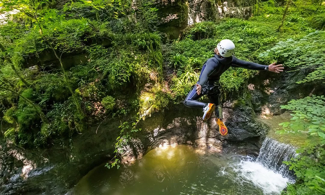 Canyoning in the Jura