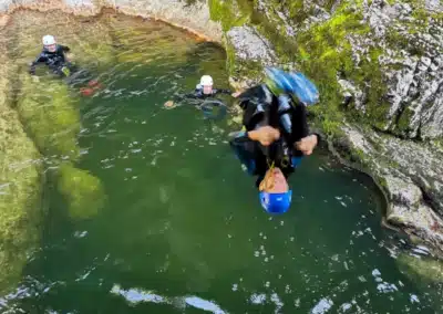 On s'amuse en canyoning aux Gorges de Malvaux